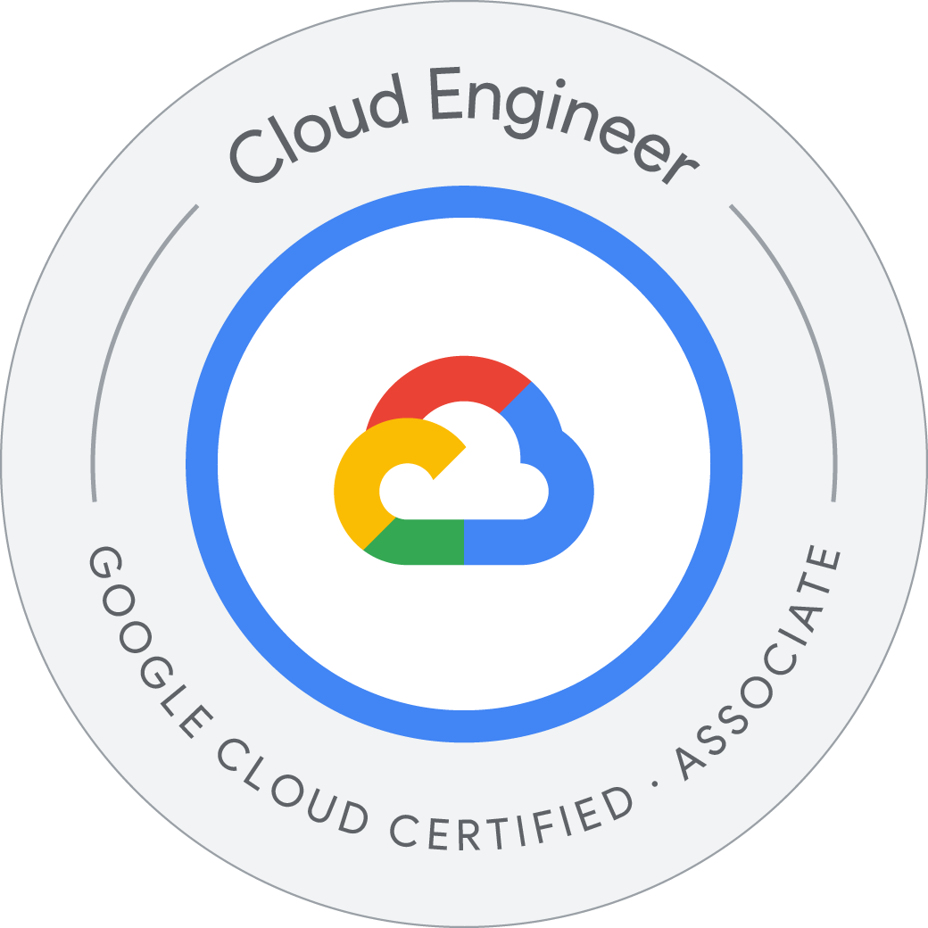 Google Cloud Certified Associate Cloud Engineer Badge